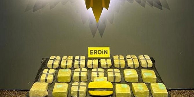 Malatya merkezli uyuşturucu operasyonunda 131 kilo eroin ele geçirildi