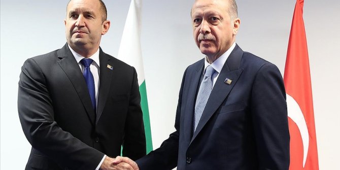 Cumhurbaşkanı Erdoğan, Bulgaristan Cumhurbaşkanı Radev ile görüştü