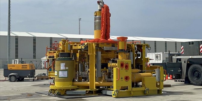 Karadeniz gazını üretim haznesine iletecek dev vanalardan ikisi Filyos Limanı'nda
