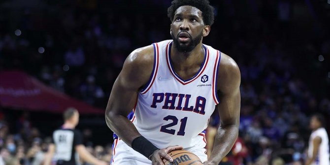 NBA'de 76ers'a galibiyeti 41 sayı, 20 ribauntla oynayan Embiid getirdi