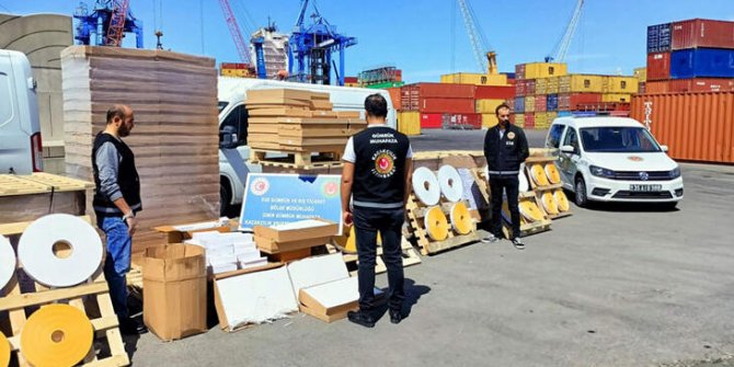 Manisa'da kaçak sigara operasyonu