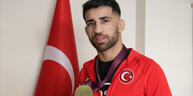 Avrupa şampiyonu güreşçi Murat Fırat, gözünü dünya şampiyonluğuna dikti