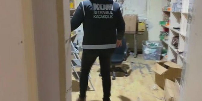 Fatih ve Bağcılar'da kaçak tütün operasyonu