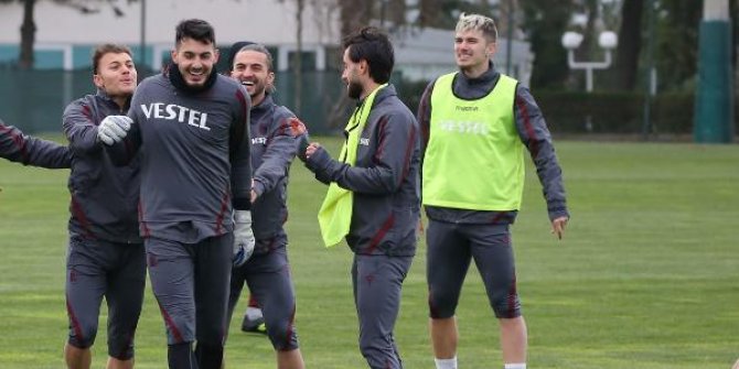 Trabzonspor 1 günlük iznin ardından topbaşı yaptı