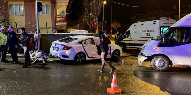 Sivas'ta iki ayrı trafik kazası