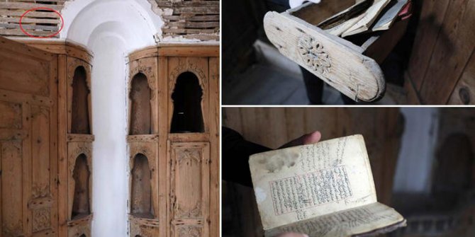 Serdengeçti'nin özel evrakı, sıva altındaki gizli bölmeden çıktı