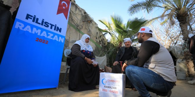 Cansuyu'ndan Filistinli mazlumlara yardım eli
