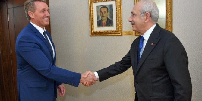 CHP Genel Başkanı Kılıçdaroğlu, ABD Büyükelçisi Flake'i kabul etti