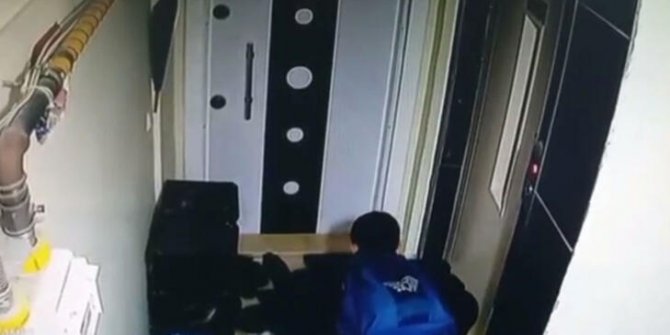 Esenyurt'ta ayakkabı hırsızlığı kamerada