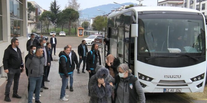 Ordu'da fuhuş operasyonu şüphelileri adliyede
