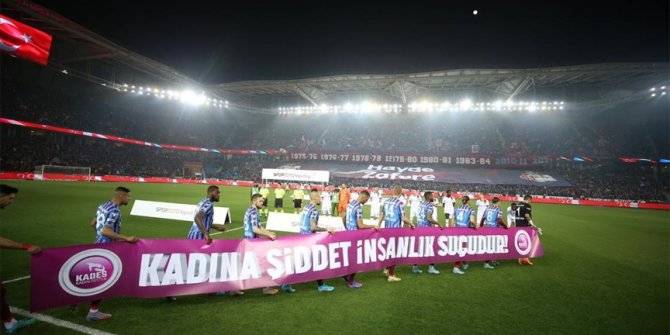 Yeşil sahalardan "kadına şiddete dur" mesajı verilecek