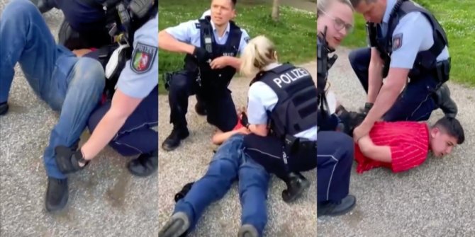 Almanya'da polislerin 13 yaşındaki Türk çocuğa sert müdahalesi tepki çekti