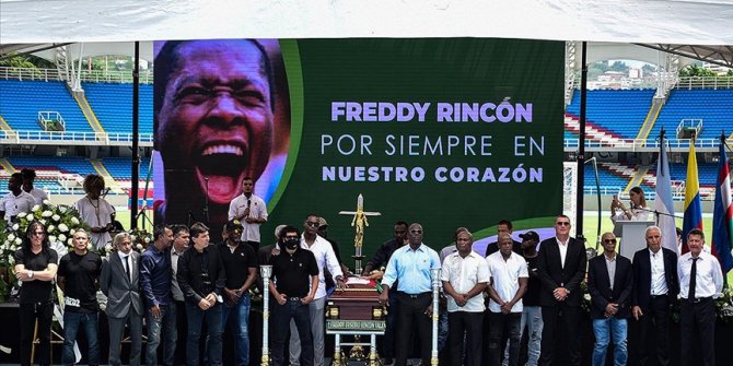 Eski Kolombiyalı futbolcu Freddy Rincon son yolculuğuna uğurlandı