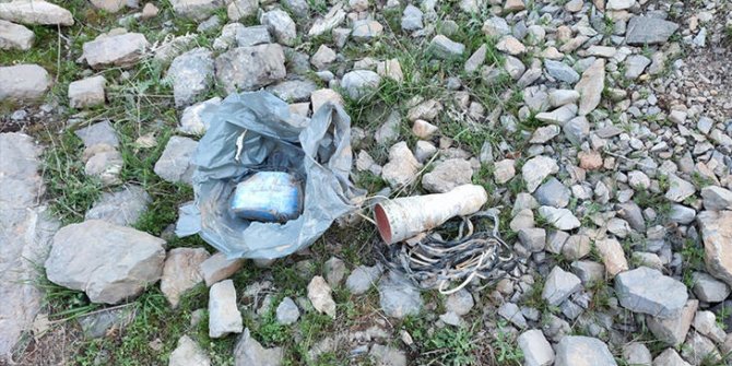 Hakkari kırsalında araziye tuzaklanmış EYP imha edildi