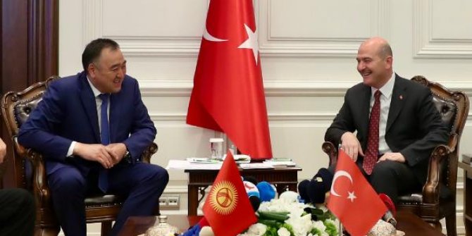 Bakan Soylu, Kırgız mevkidaşı Niyazbekov ile görüştü