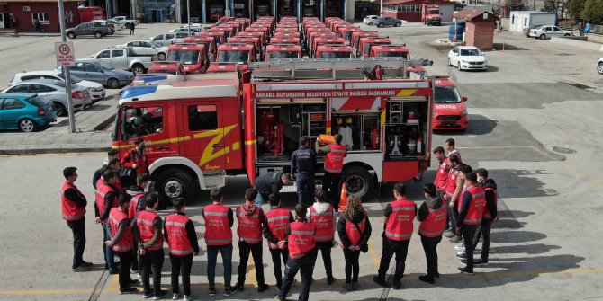 150 itfaiyeci, ‘Temel İtfaiyecilik’ eğitimi almaya başladı