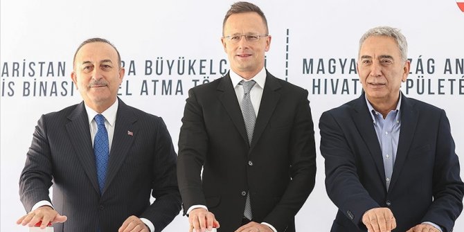 Macaristan'ın Ankara Büyükelçiliğinin yeni binasının temel atma töreni yapıldı