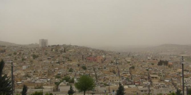 Şanlıurfa'da toz bulutu etkisi