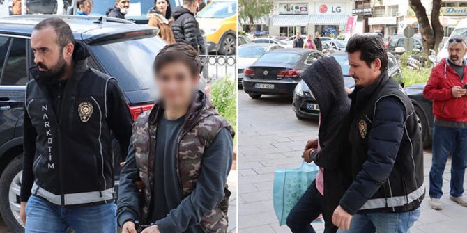 Dur ihtarından kaçan 2 kişinin hırsızlık ve uyuşturucu ticareti şüphelisi olduğu belirlendi