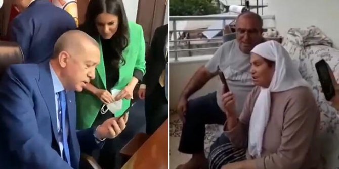Cumhurbaşkanı Erdoğan, kanser hastasına moral verdi