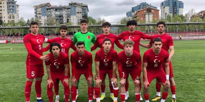 U18 Milli Takımı, Kuzey Makedonya'yı 4-0 yendi