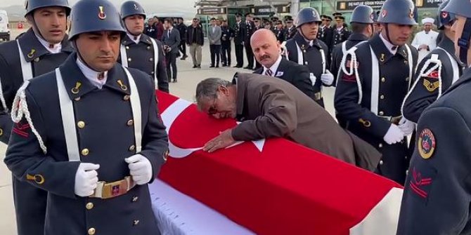 Şehit Cengiz Yiğit memleketi Ağrı'da son yolculuğuna uğurlandı