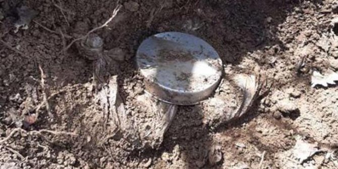 Muş'ta toprağa gömülü 12 kilo patlayıcı ele geçirildi