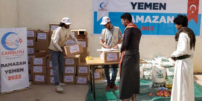 Cansuyu Derneği Yemen’de yardım organizasyonu düzenledi