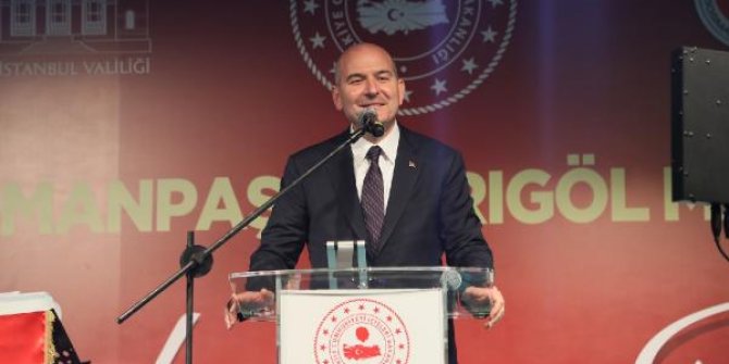 İçişleri Bakanı Soylu Gaziosmanpaşa'da Romanlarla iftar yaptı