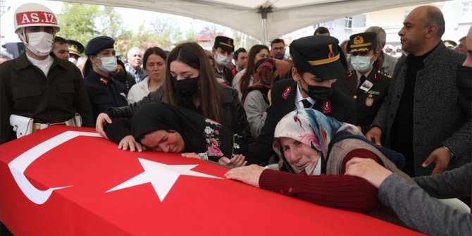 Şehit piyade Uzman Çavuş Kubilay Çon, Samsun'da son yolculuğuna uğurlandı