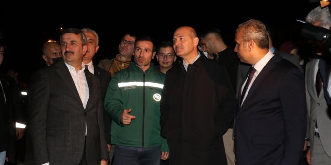 İçişleri Bakanı Soylu, Bozkurt'ta incelemelerde bulundu