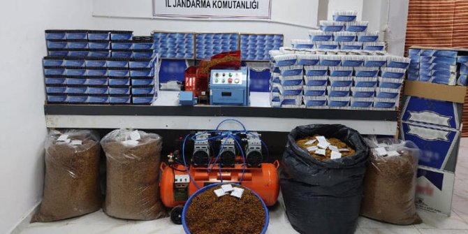 Jandarmadan İstanbul'da kaçak tütün operasyonu