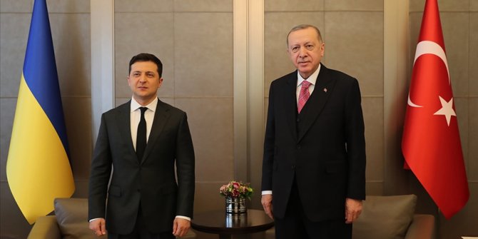 Cumhurbaşkanı Erdoğan, Ukrayna Devlet Başkanı Zelenskiy ile görüştü