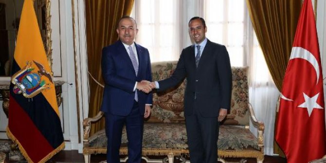 Çavuşoğlu, Ekvator’da iki ülke arasındaki anlaşmalara imza attı