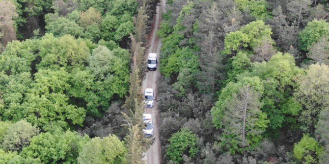 Sultanbeyli'de drone destekli sabotaj denetimi