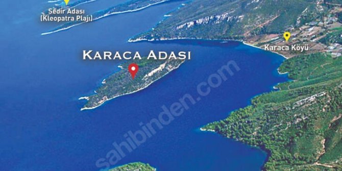 Karaca Adası, 360 milyon TL'ye alıcı bekliyor