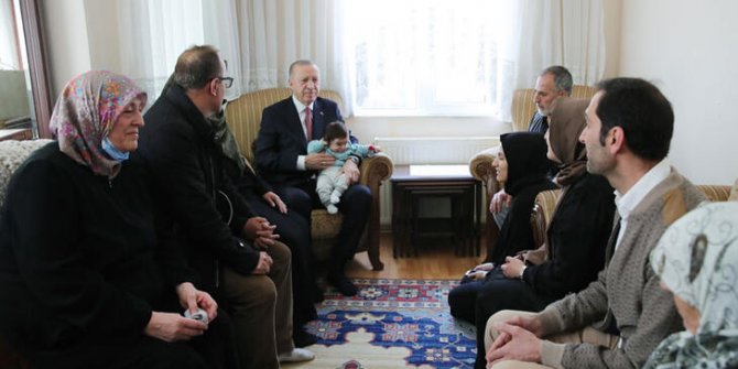 Cumhurbaşkanı Erdoğan'dan taziye ziyareti