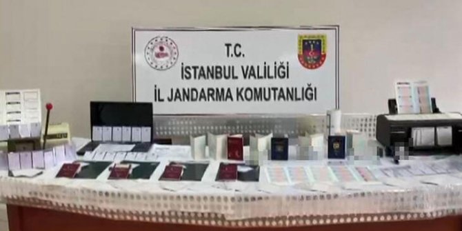 Avcılar’da sahte pasaport imalatına suçüstü