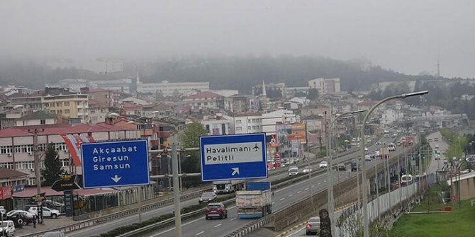 Trabzon’da uçuşlara 'sis' engeli