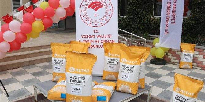 Yozgat'ta çiftçilere nohut ve yağlık ayçiçeği tohumu desteği