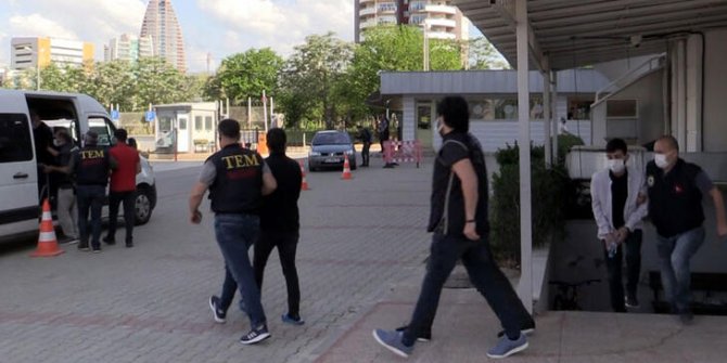 Mersin'deki terör operasyonunda 6 şüpheli adliyede