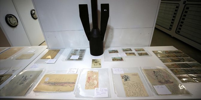 Çanakkale Savaşları'na ait mektup, fotoğraf ve haritalar Tarihi Alan Başkanlığı envanterinde