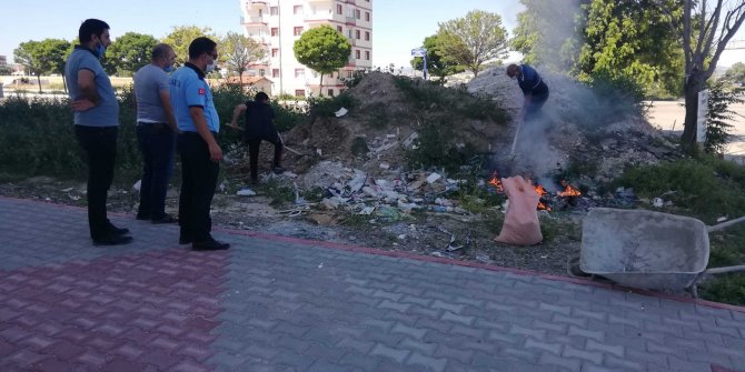 Kahramankazan Belediyesi zabıtası çevre kirliliğine fırsat vermiyor