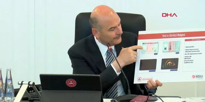 Bakan Soylu: E-sürücü belgesi açıklaması