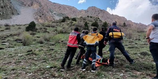 Dağda zehirlenen çoban kadın için askeri helikopter havalandı