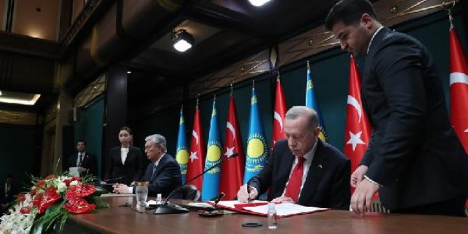 Erdoğan: Kazakistan'la ticarette 10 milyar dolar hedefine ulaşacağız