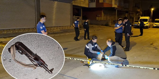 Motosikletli iki şüpheli, kalaşnikof ve 100 mermiyle yakalandı
