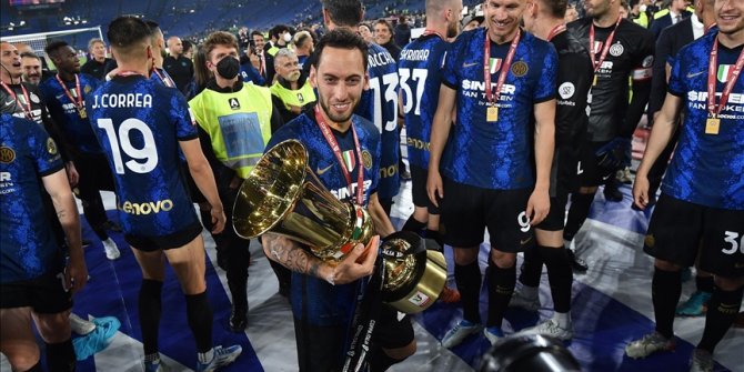 Hakan Çalhanoğlu gol attı Inter, İtalya Kupası'nı kazandı