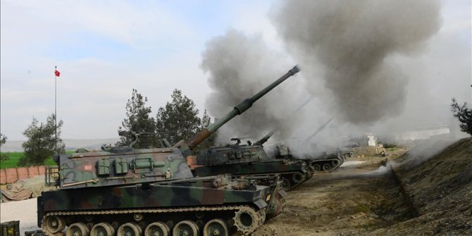 Suriye’nin kuzeyine düzenlenen cezalandırma atışları sonucu etkisiz hale getirilen terörist sayısı 21'e yükseldi