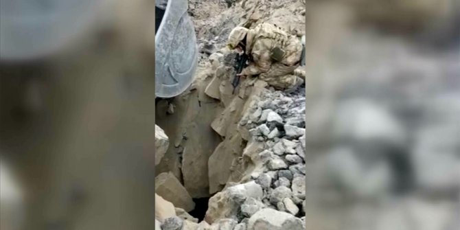 Ağrı Dağı kırsalında 11 teröristin etkisiz hale getirildiği operasyonun yeni görüntüleri ortaya çıktı